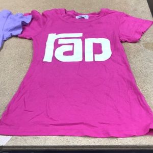 CUTE!Wildfox KIDS rad Tee in Pink or Purple sz 7/8